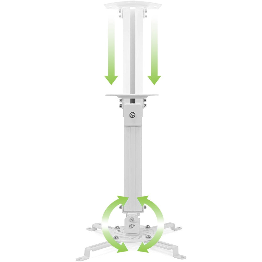Techly ICA-PM 18M support pour projecteurs Plafond Argent