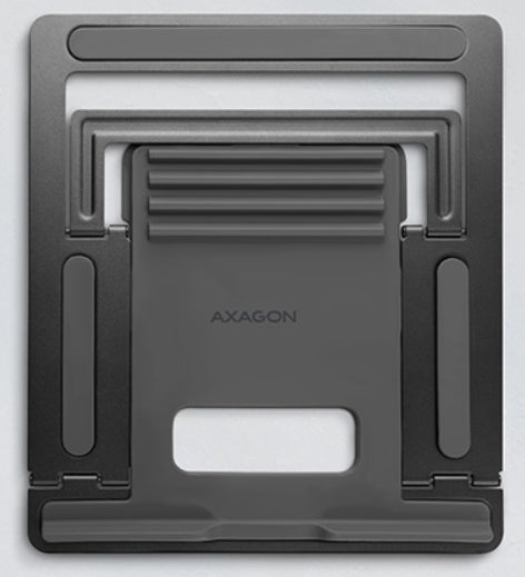Axagon STND-L Support de livres Support pour ordinateur portable et tablette Gris 43,9 cm (17.3")