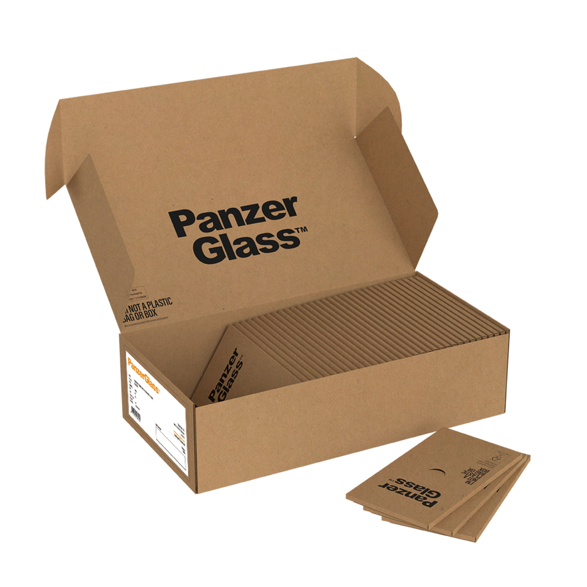 PanzerGlass Protection d'Écran de Confidentialité pour iPhone 15 Pro, Ultra-Wide Fit avec EasyAligner, Lot de 50 Pièces