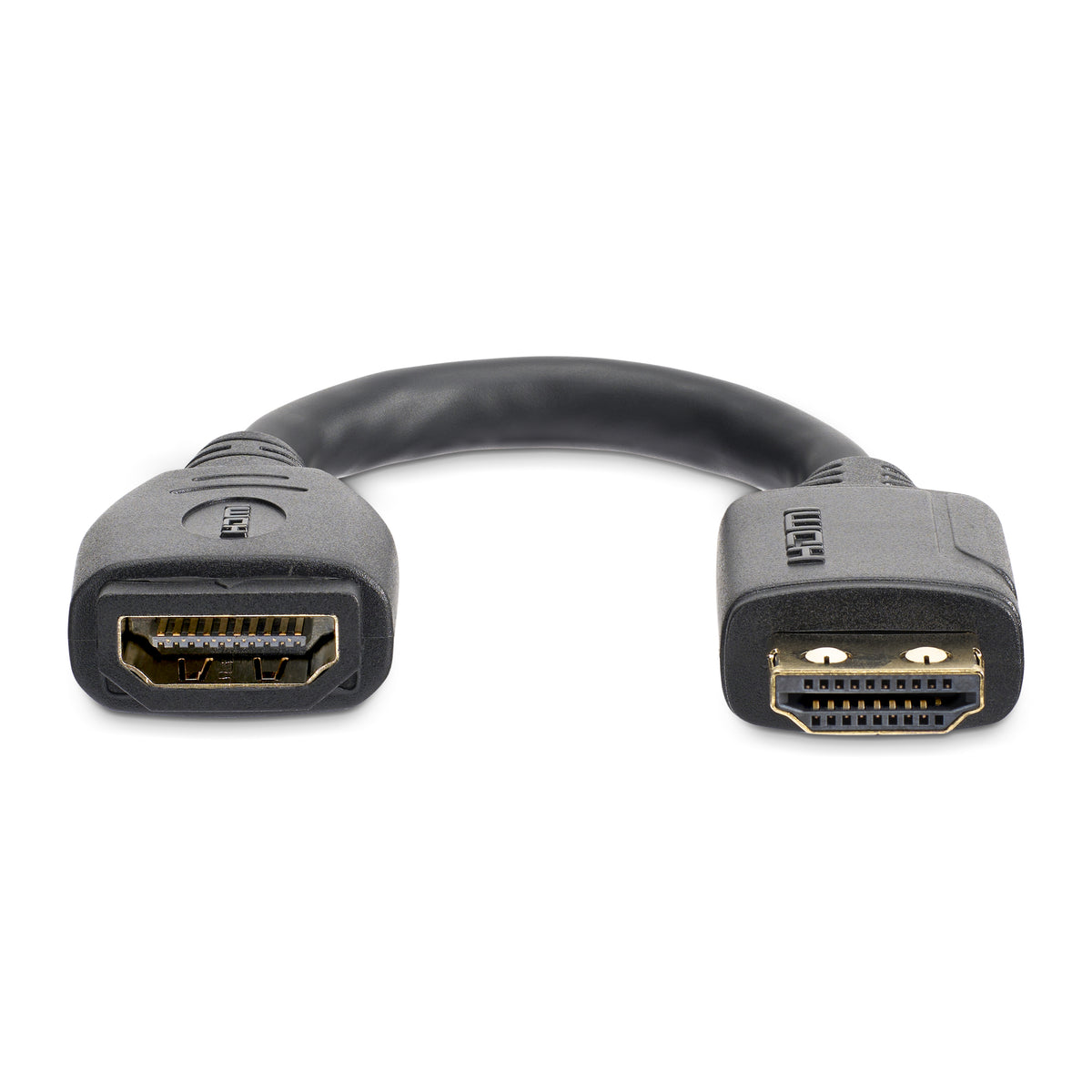 StarTech.com Câble d'extension HDMI Haute Vitesse 15 cm, 4K 60Hz, Mâle vers Femelle