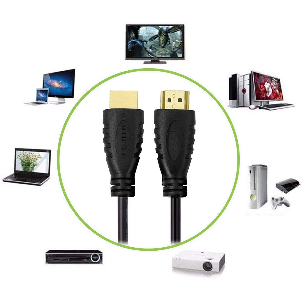 Câble HDMI 2.0 Haute Vitesse 6 m, Type A Standard, Noir