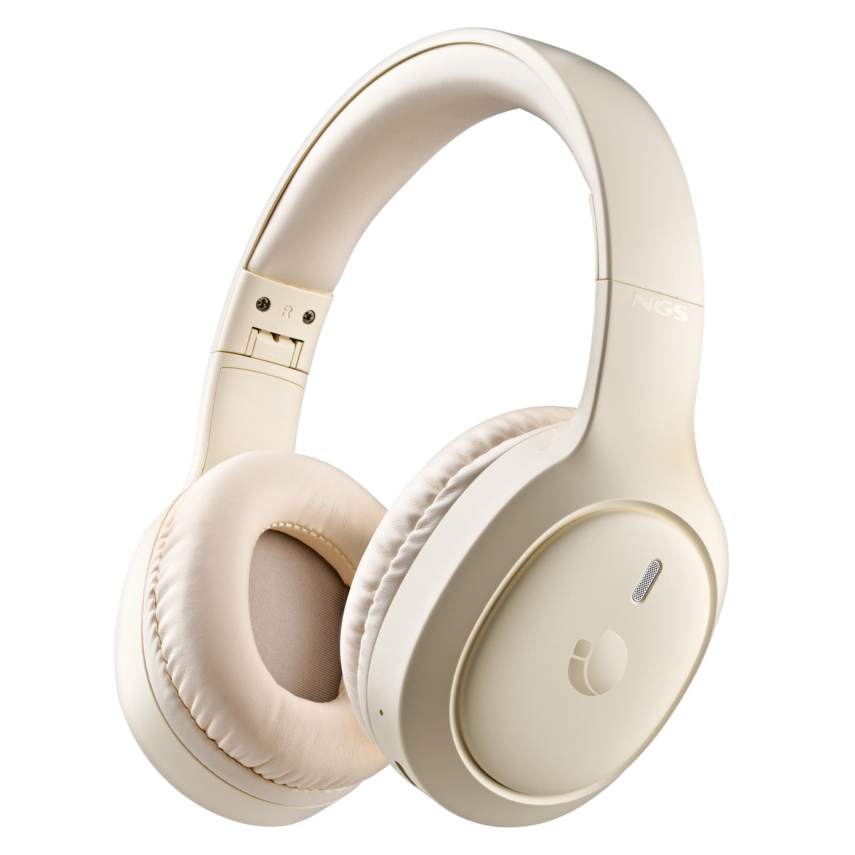 NGS Artica Tempest Beige Casque Avec fil &sans fil Arceau Appels/Musique USB Type-C Bluetooth