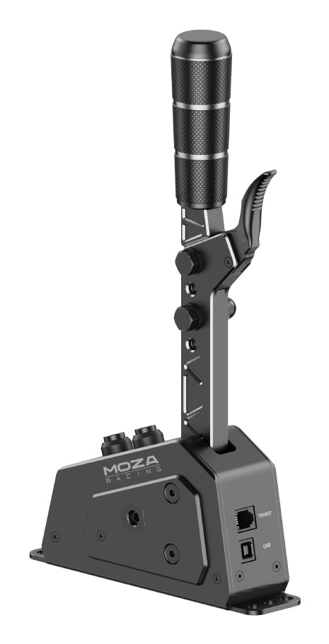 Levier de Vitesse Racing RS059 pour Simulateur de Course et de Vol, Aluminium et Métal, Noir