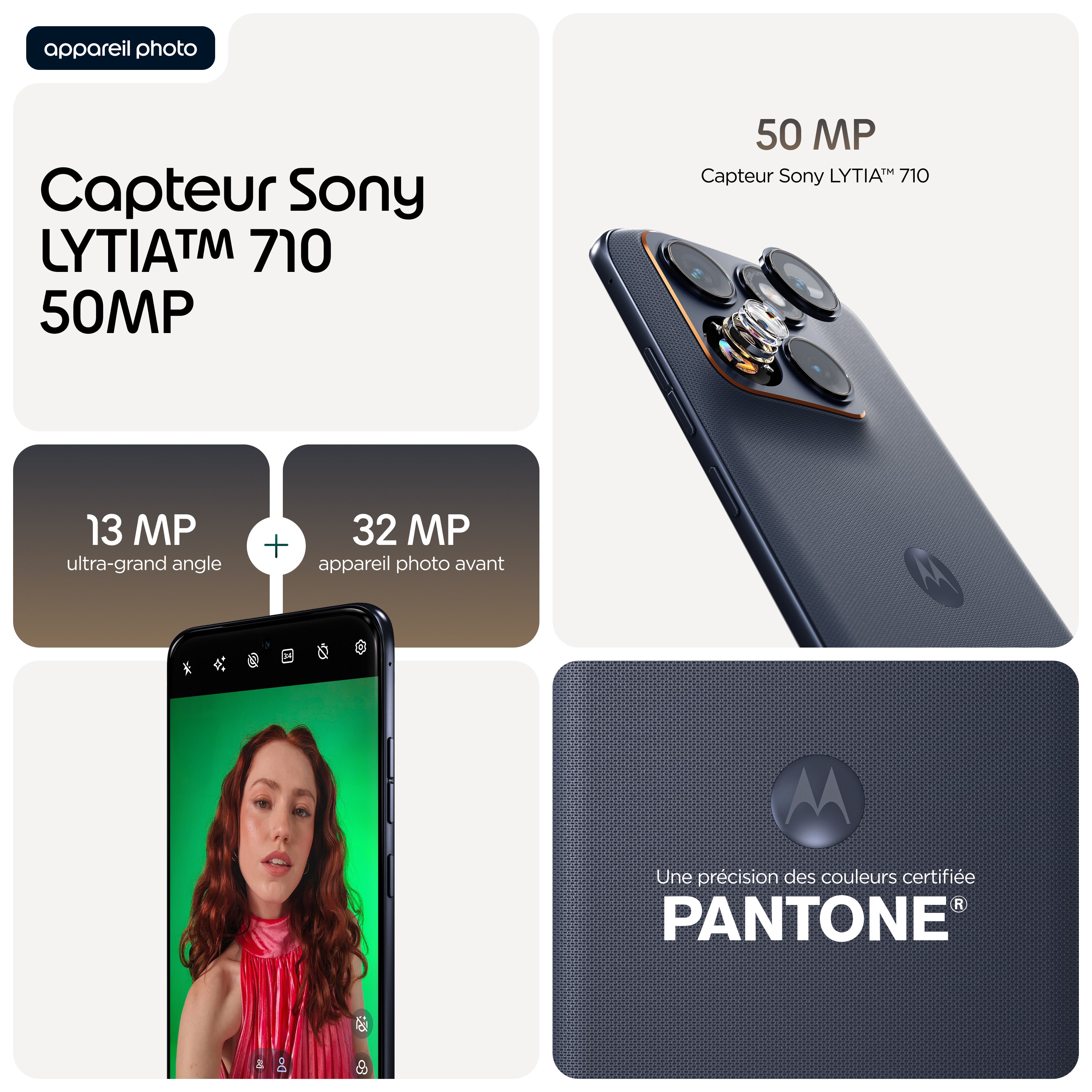 Motorola edge 70 fusion 17,2 cm (6.78") Double SIM Android 16.0 5G USB Type-C 8 Go 256 Go 5200 mAh Noir