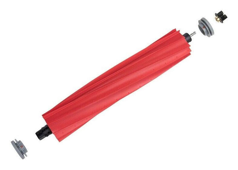 Brosse Compatible Référence 8.02.0079 pour Aspirateur Robot, Couleur Rouge