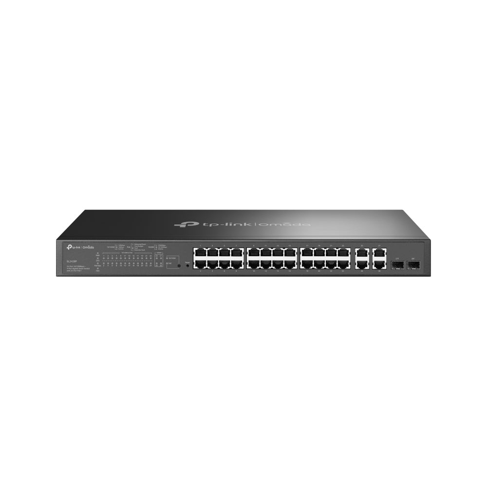 TP-Link Omada SL2428P Commutateur Réseau Géré L2 Fast Ethernet PoE 24 Ports 1U Noir