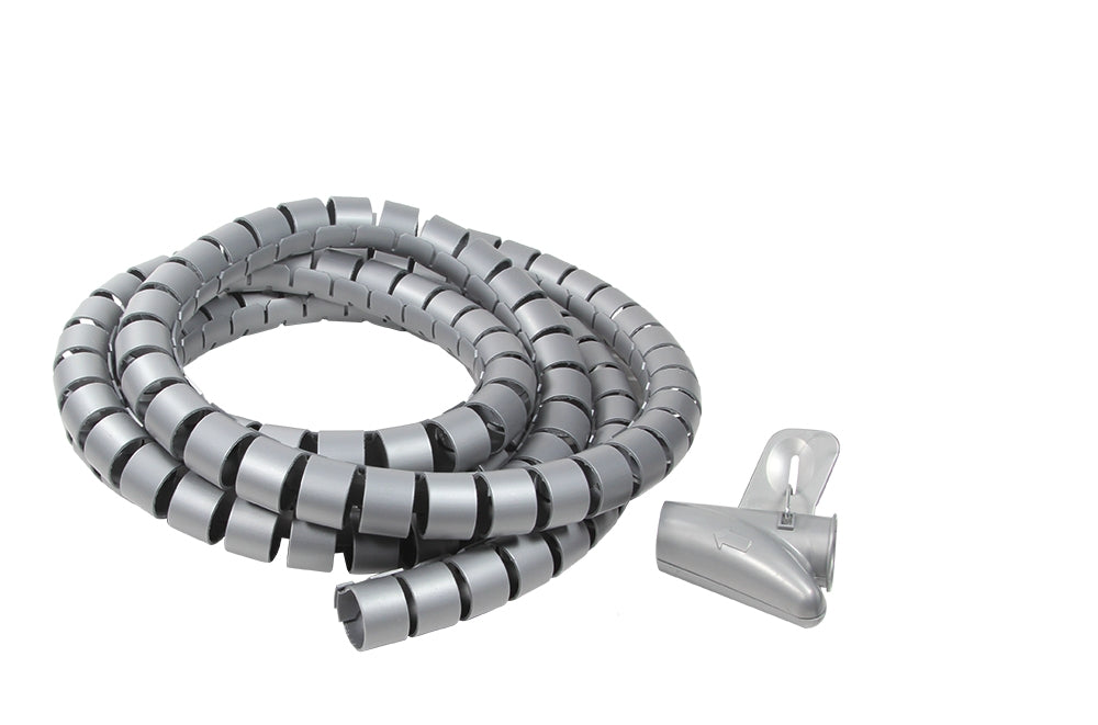 LogiLink KAB0013 Serre-câbles, Argent, 2500 mm