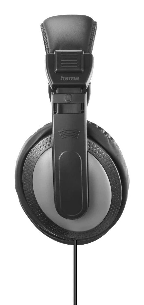 Hama Shell II Casques Avec fil Arceau Musique Noir, Gris foncé