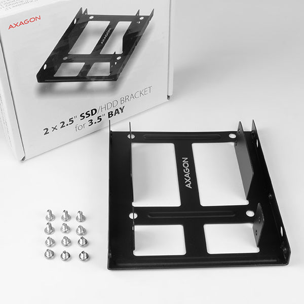 Axagon RHD-225 kit de support Noir Métal - vue 2