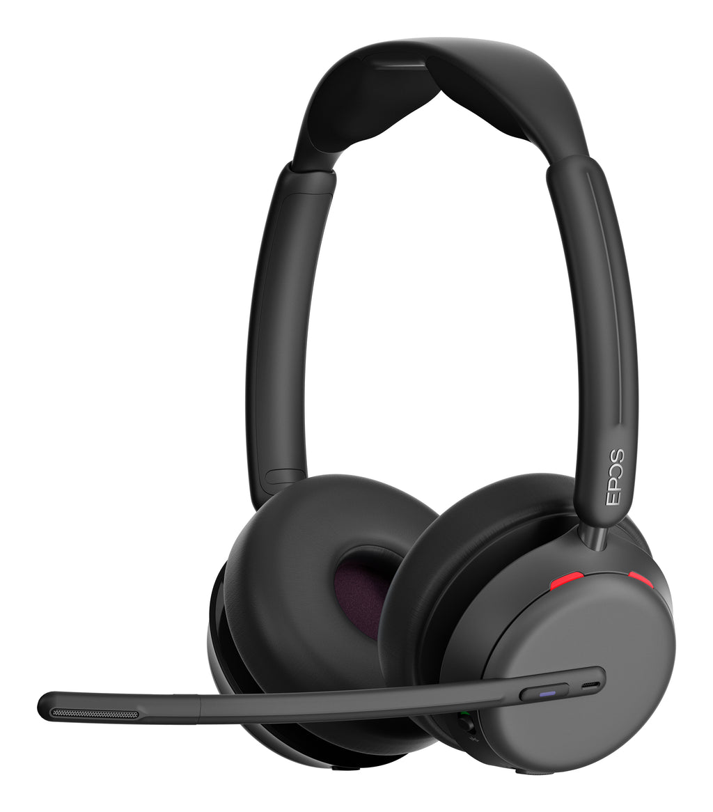 EPOS IMPACT 1060T Casque Sans Fil et Filaire avec ANC, Noir