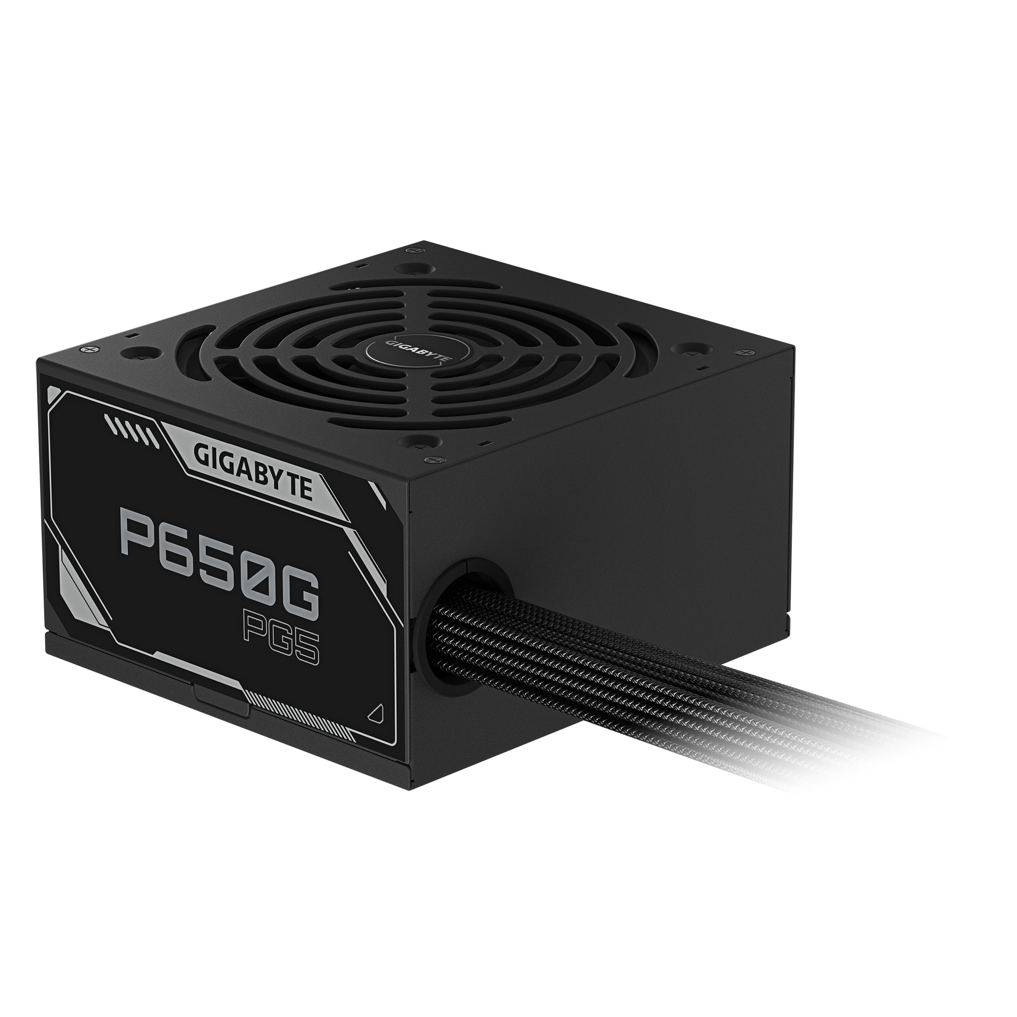 GIGABYTE P650G PCIE 5.1 Alimentation – PCIe 5.1, 80 PLUS Silver, ventilateur 120mm, compatible ATX 3.1, prise EU