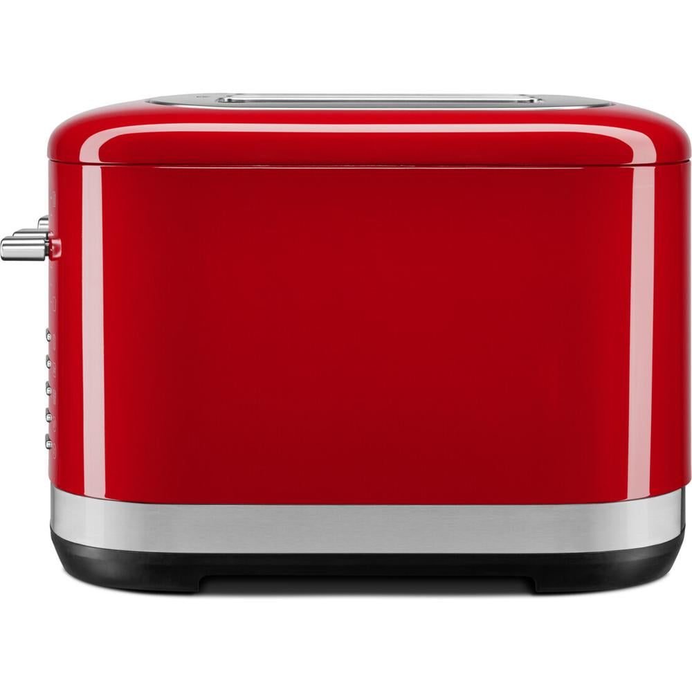 KitchenAid 5KMT4109EER Grille-pain 4 fentes 1640 W, Rouge, Acier inoxydable