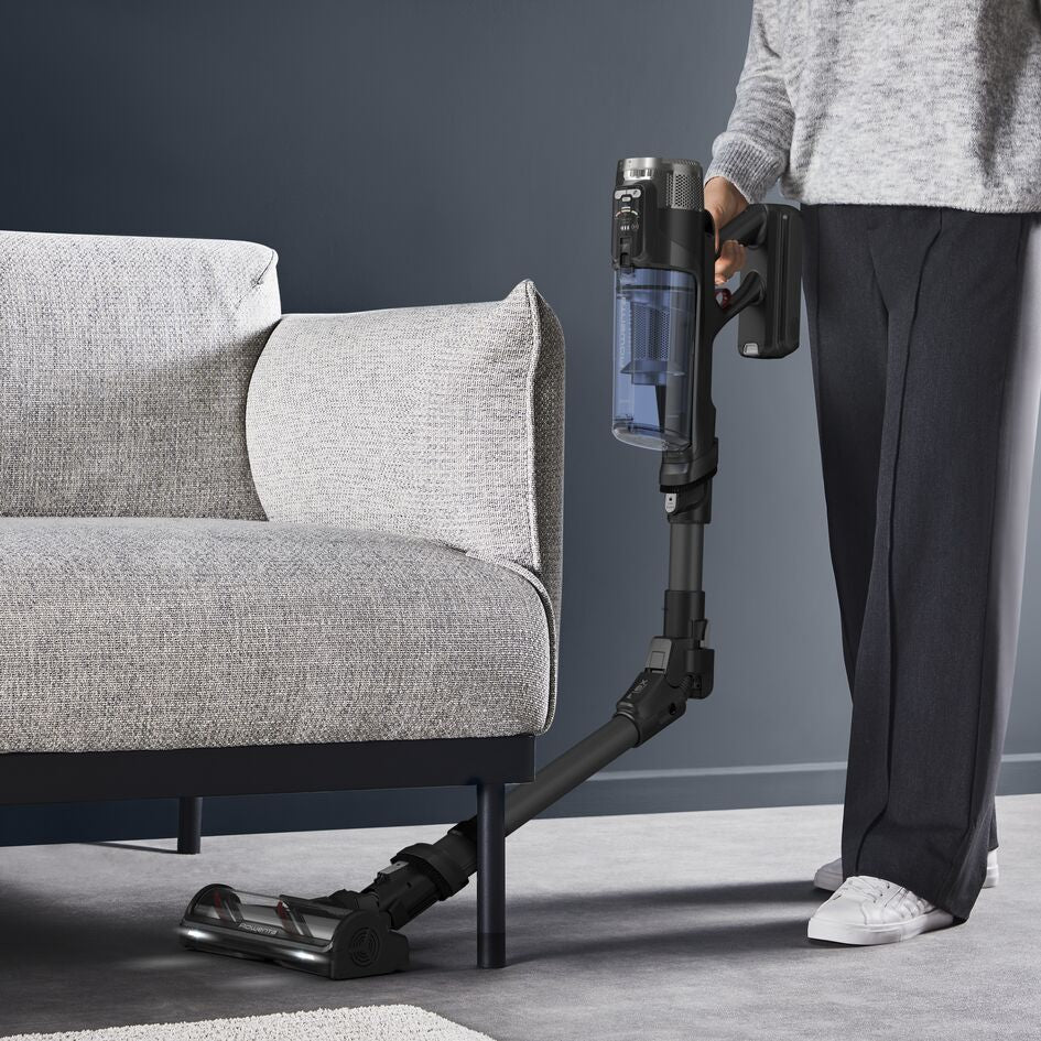 Rowenta RH9LC1 Aspirateur-balai 2 en 1 Batterie Sec&humide Sans sac Bleu, Gris