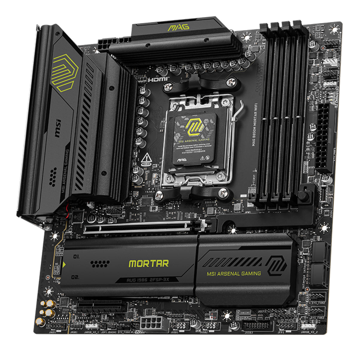 MSI MAG B850M MORTAR WIFI Carte Mère AMD B850 Socket AM5 Micro ATX