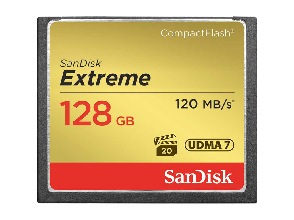 SanDisk Compact Flash Extreme 128GB 120MB/s