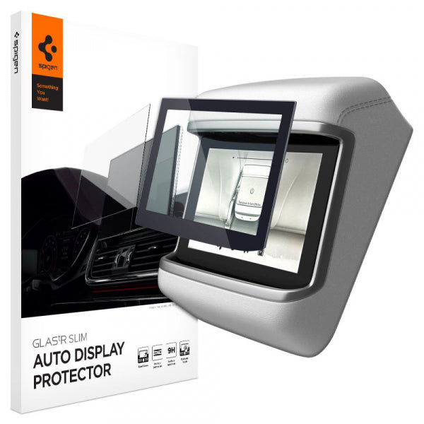 Spigen Tempered Glass Screen Protector GlastR Slim Anti-Glare for Tesla X / S (2022 - 2021) Car Navigation, Black