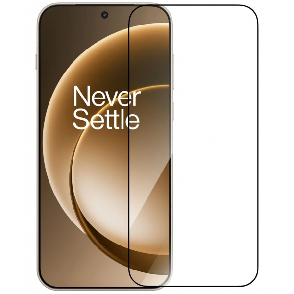 OnePlus Front Cover Clear Screen Protector Anti Reflection for OnePlus 15, Black 5431102121