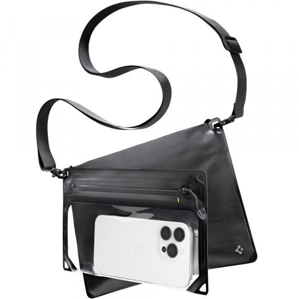Spigen Waterproof Bag and Phone Pouch Case Crossbag, Black AMP09746