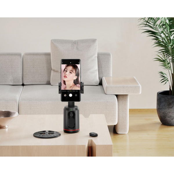 XO Design Stand Phone SS16 Face Tracking 360, Black
