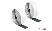 Delock Klettband selbstklebend mit Haft- und Flauschband L 10 m x B 50 mm schwarz