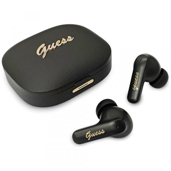 Guess Script Metal Logo, Black