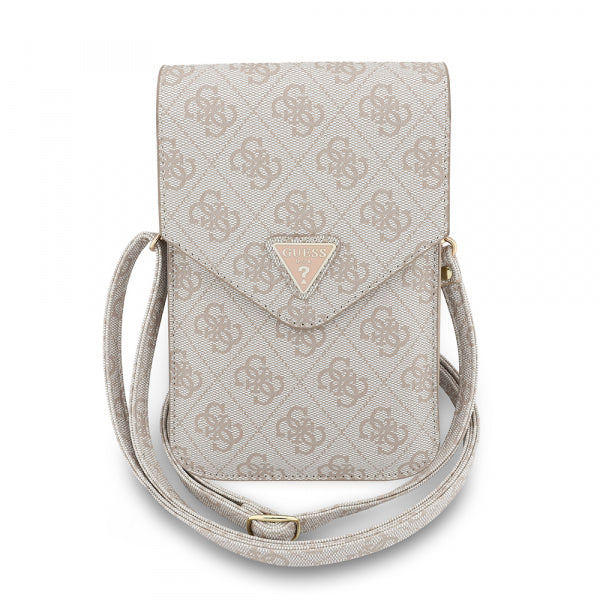 Guess Universal Wallet Fliptok Triangle 4G for Phone, Pink