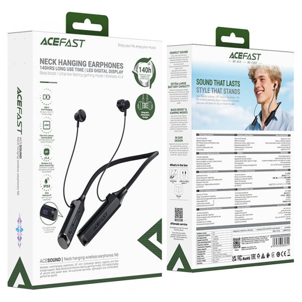 Acefast Handsfree Bluetooth N6, Black