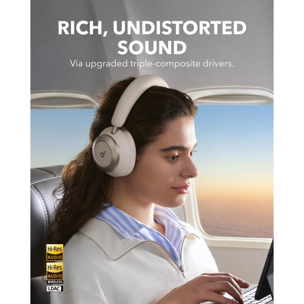 Anker Handsfree Bluetooth Soundcore Space One Pro, White A3062G21