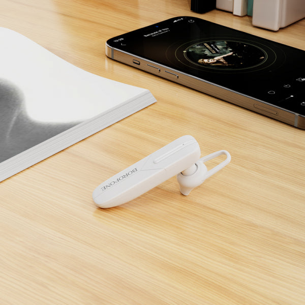 Borofone Handsfree Bluetooth BC36 Lucky, White