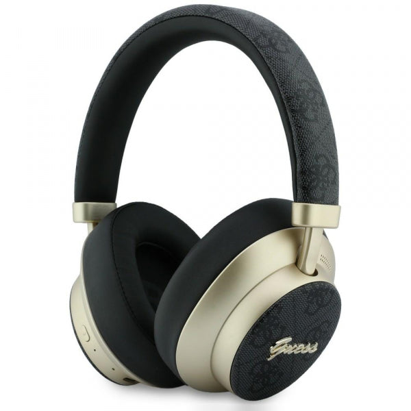 Guess Handsfree Bluetooth 4G Gold Script Metal, Black