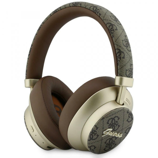 Guess Handsfree Bluetooth 4G Gold Script Metal, Brown