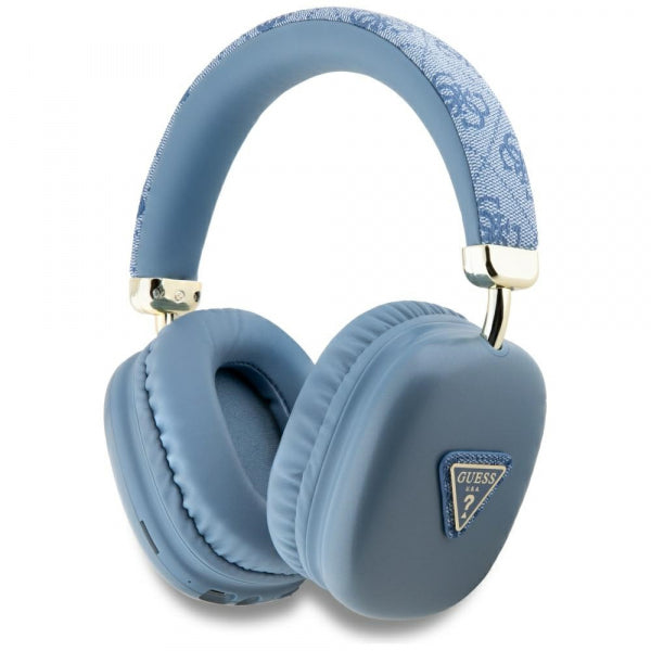 Guess Handsfree Bluetooth 4G Gold Triangle Logo, Blue