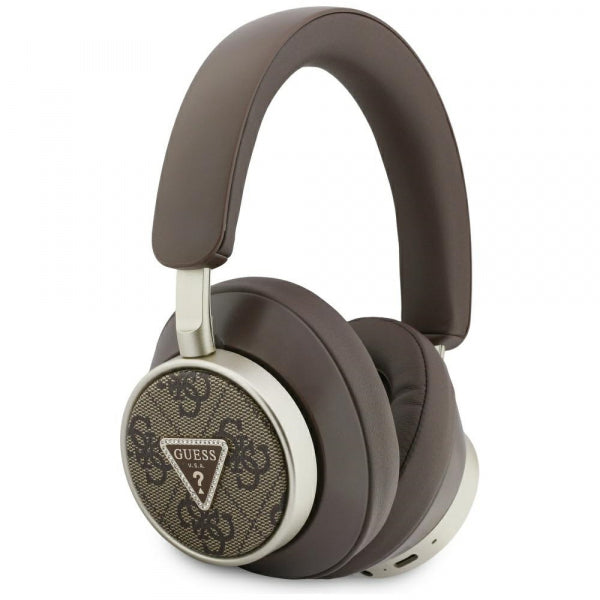 Guess Handsfree Bluetooth 4G Gold Triangle Logo, Brown