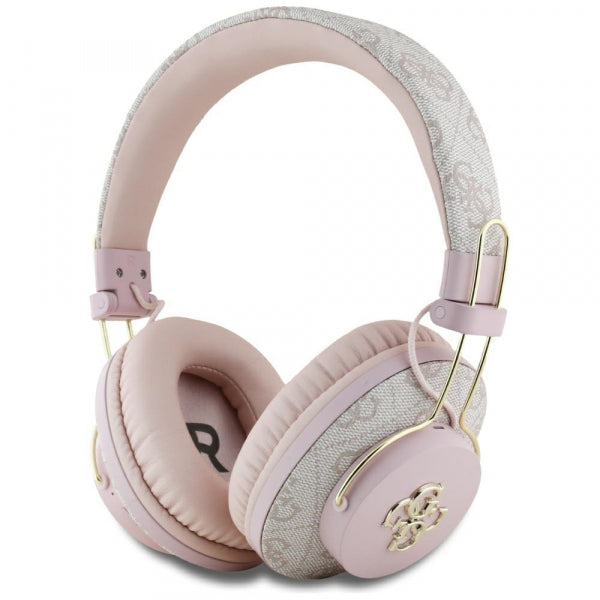 Guess Handsfree Bluetooth 4G Metal Logo, Pink