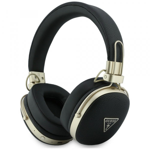 Guess Handsfree Bluetooth Grained Triangle Logo, Black