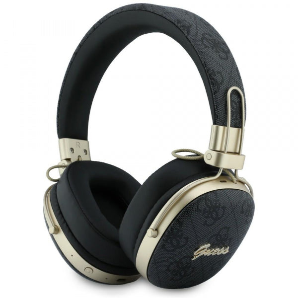 Guess Handsfree Bluetooth Metal 4G Script Logo, Black