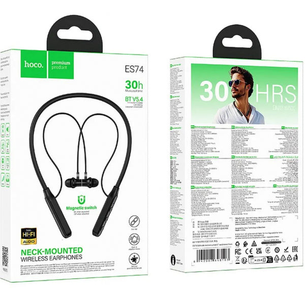 Hoco Handsfree Bluetooth ES74, Black