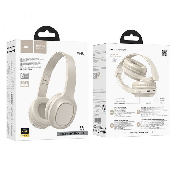 Hoco Handsfree Bluetooth W46, White