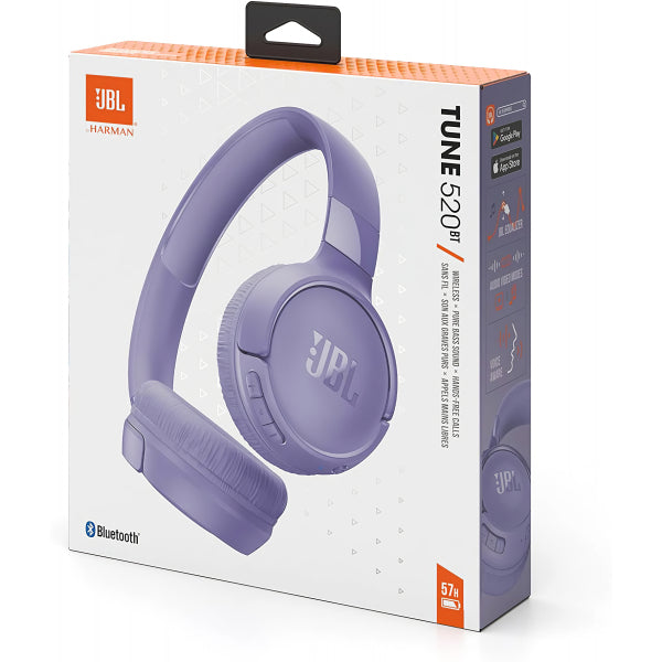 JBL Handsfree Bluetooth MultiPoint Tune 520BT, Purple JBLT520BTPUR