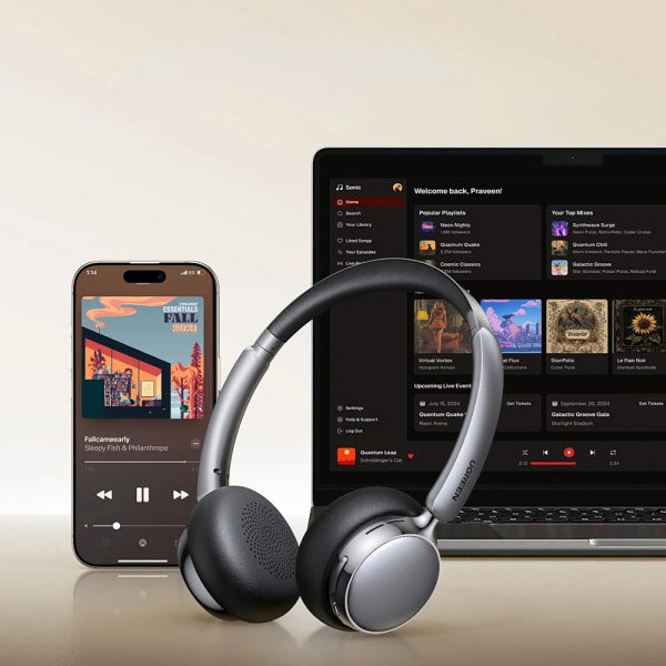 Ugreen Handsfree Bluetooth HiTune Studio Plus HP207, Silver