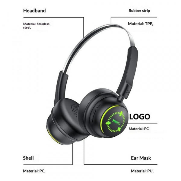 Yesido Handsfree Bluetooth EP15 Kids, Black