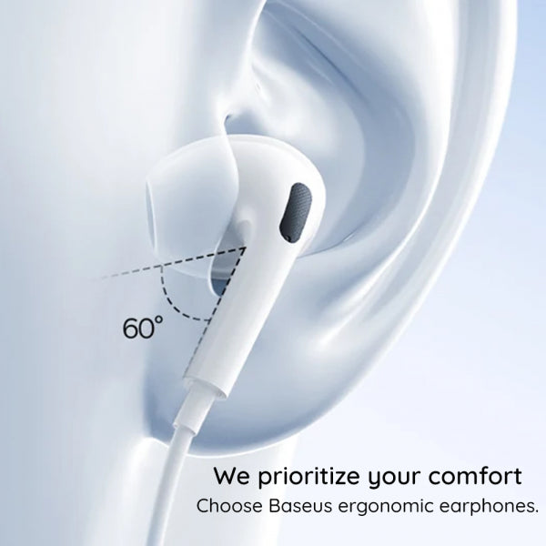 Baseus Handsfree USB-C Encok CZ19, White A00182201213-00