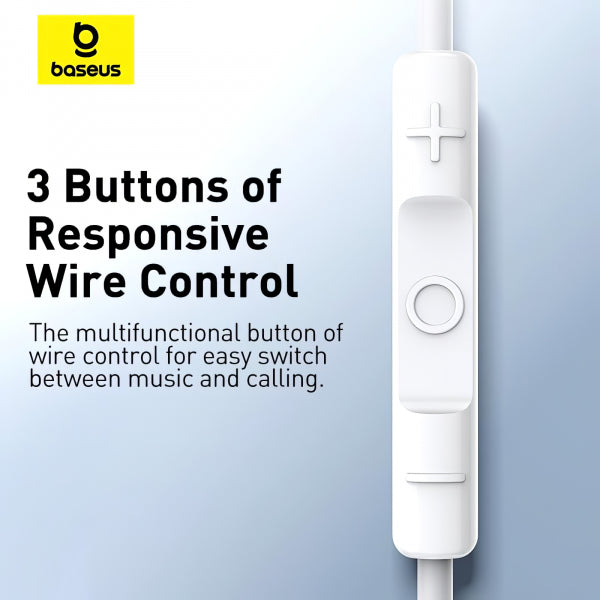 Baseus Handsfree USB-C Encok CZ17, White A00170000213-Z1