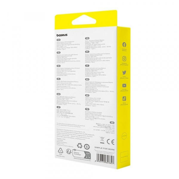 Baseus Handsfree USB-C Encok CZ20, White A00171400213-00