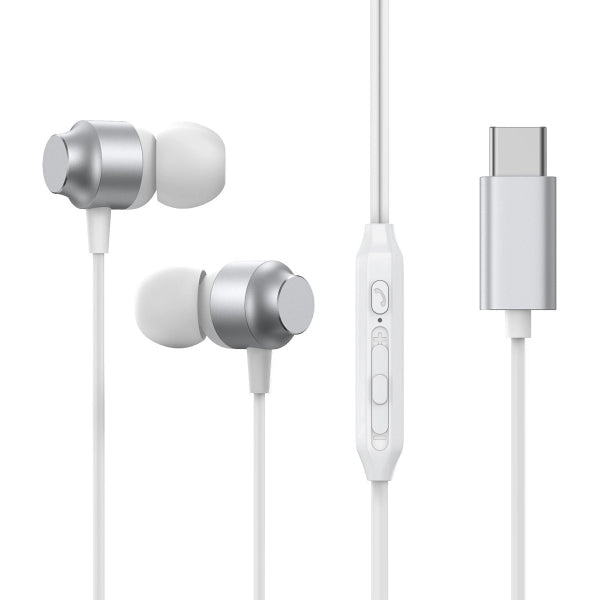 Joyroom Handsfree USB-C JR-EC06, Silver