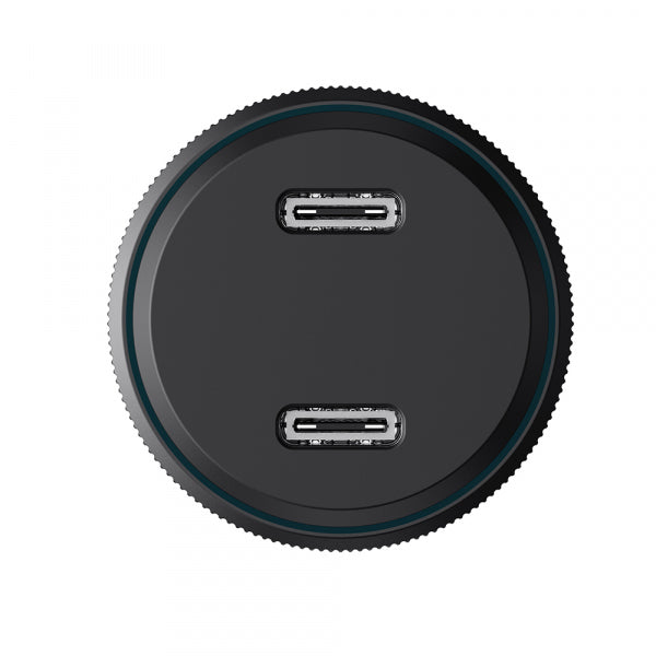 Havit Car Charger CC2014, 30W, 3A, 2 x USB-C, Black