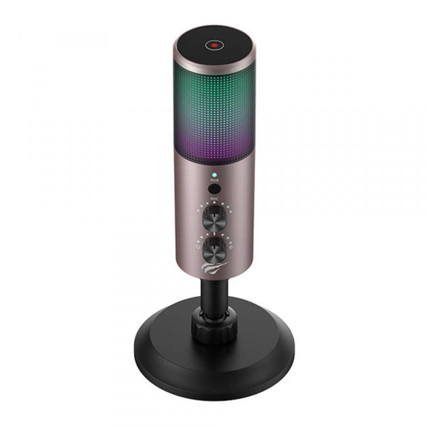 Havit Microphone GK61, RGB, USB-C, Grey