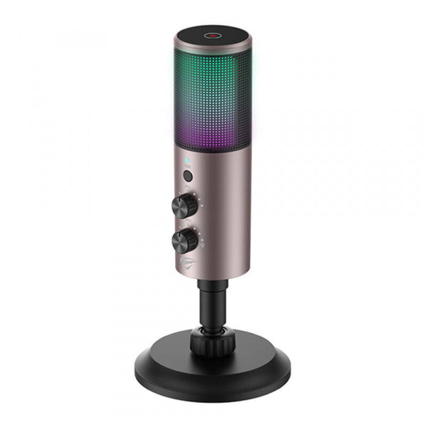 Havit Microphone GK61, RGB, USB-C, Grey