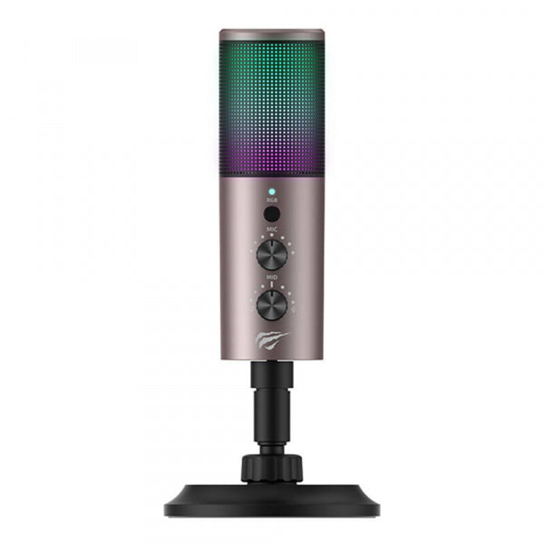 Havit Microphone GK61, RGB, USB-C, Grey