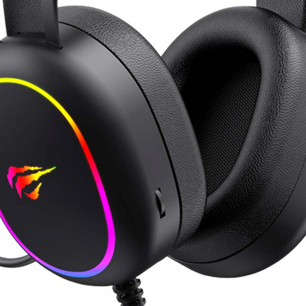 Havit Gaming 3.5mm Headset H2016d, RGB, 2m, Black
